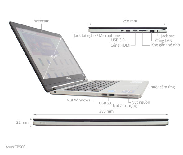 Asus TP500LA i5 4210U/4G/500G/Win8.1(CJ108H)