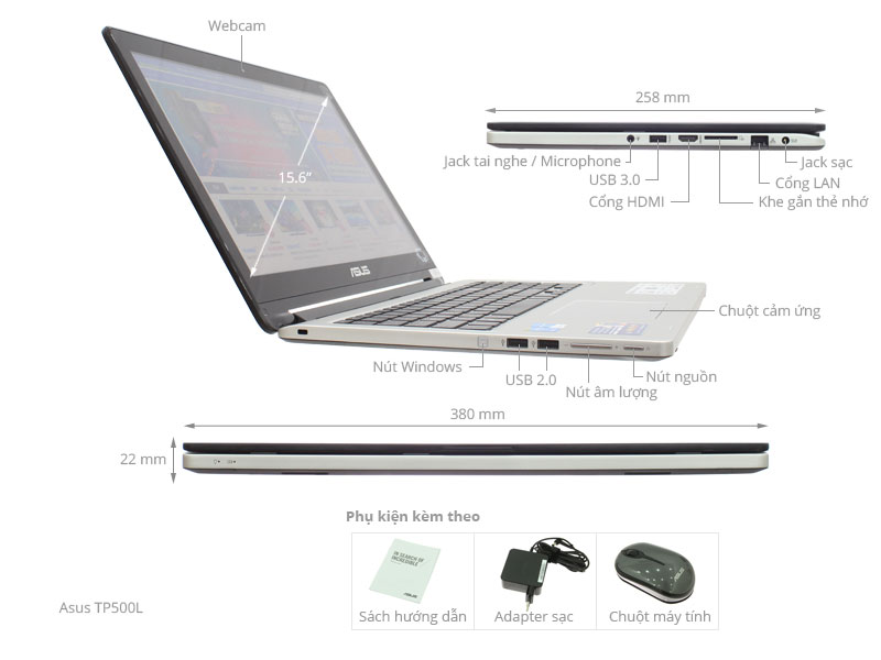 Asus TP500LA i5 4210U/4G/500G/Win8.1(CJ108H)