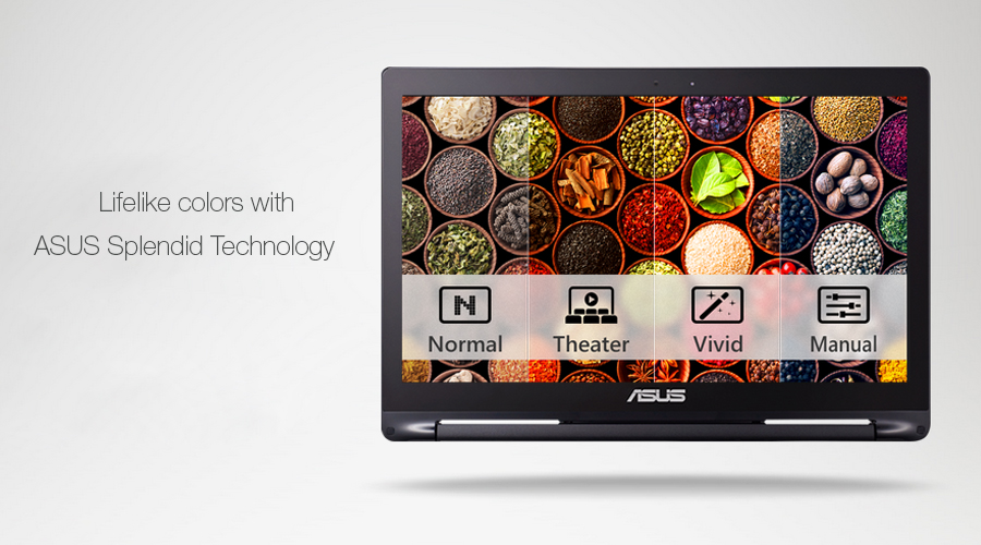 <p>C&ocirc;ng nghệ độc quyền Splendid của ASUS cung cấp trải nghiệm h&igrave;nh ảnh tốt nhất. ASUS Splendid l&agrave;&nbsp;c&ocirc;ng nghệ tự động điều chỉnh gam m&agrave;u v&agrave; độ ch&iacute;nh x&aacute;c m&agrave;u sắc của m&agrave;n h&igrave;nh hiển thị.</p>