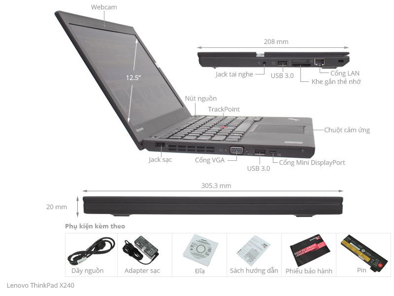 Lenovo ThinkPad X240 i5 4210U/4G/500G/Win8.1