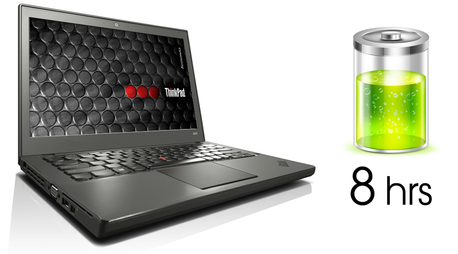 <p>Thời lượng pin khỏe đến 8 tiếng cho bạn cả ng&agrave;y d&agrave;i l&agrave;m việc m&agrave; kh&ocirc;ng cần bộ sạc.</p>