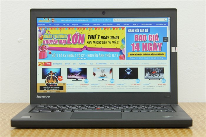Laptop Lenovo ThinkPad X240 i5 4210U/4G/500G/Win8.1 Màu Đen