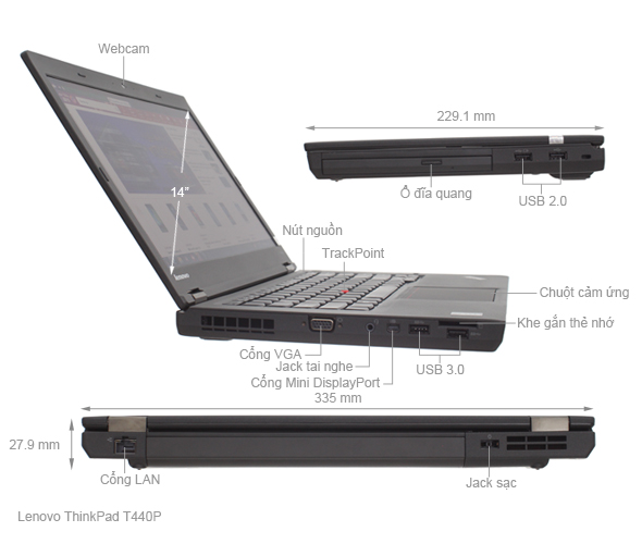 Lenovo ThinkPad T440P i7 4710MQ/4G/500G/Win8.1