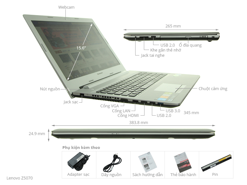 Lenovo Z5070 i3 4030U/4G/500G/VGA2G/Win8.1