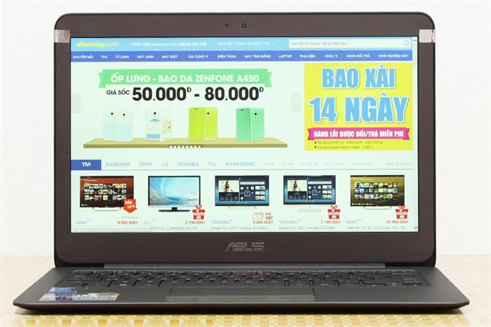 Laptop Asus Zenbook UX305FA M-5Y10/8GB/128GB/Win8.1 Màu Đen