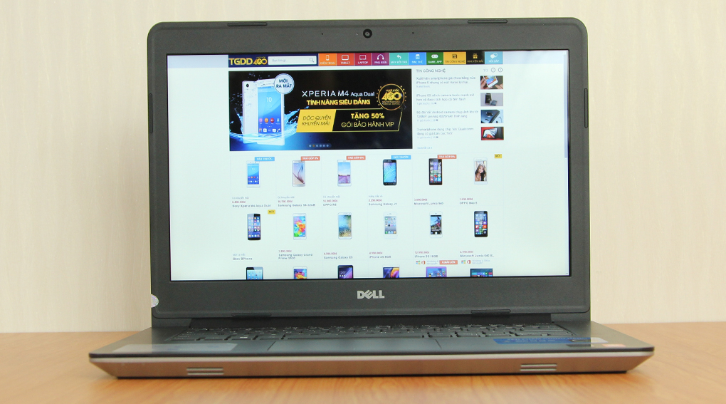 Laptop Dell Inspiron 5448 i7 5500U/8GB/1TB/4GB M270/Win8.1 Màu Bạc