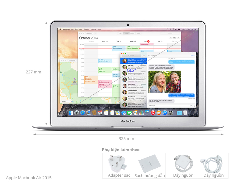 Apple Macbook Air 2015 MJVE2ZP/A i5 5250U/4GB/128GB