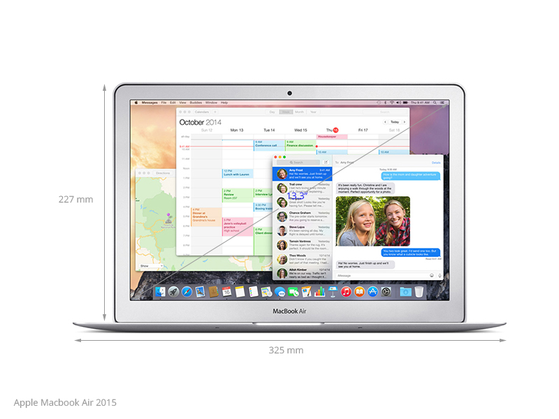 Apple Macbook Air 2015 MJVG2ZP/A i5 5250U/4GB/256GB