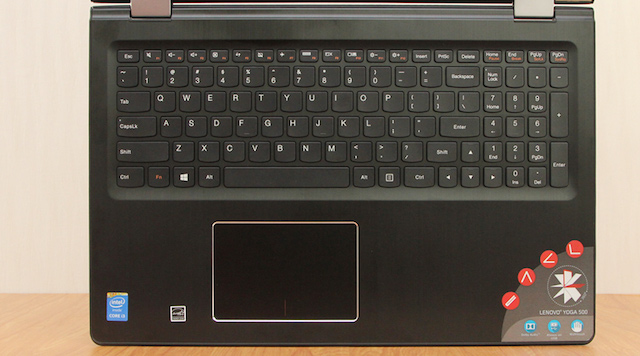 Bộ bàn phím AccuType đặc trưng giống hầu hết các dòng sản phẩm laptop Lenovo khác