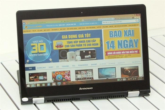 Laptop Lenovo Yoga 500 i3 4030U/4G/500G/Win8.1 Màu Đen