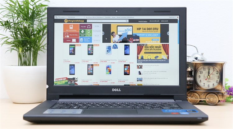 Laptop Dell Inspiron 3442 i3 4005U/2G/500G/Win8.1/Office365 Màu Đen