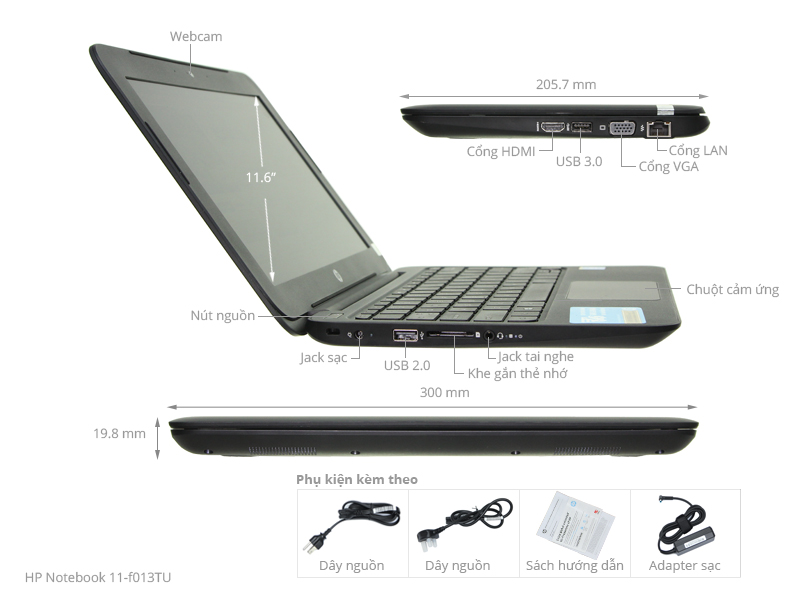 HP 11 F013TU N2840/2GB/500GB/Win8.1