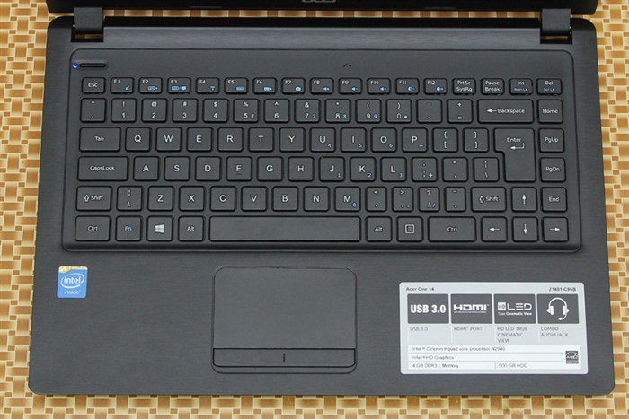 Laptop Acer Aspire Z1401 N2940/2GB/500GB/Win8.1 Màu Đen