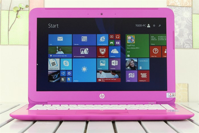 Laptop HP Stream 13 N2840/2GB/32GB/Win8.1/Xanh Màu Tím hồng