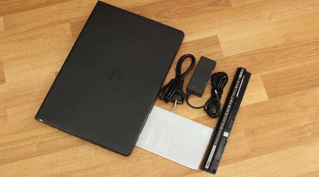 Bộ sản phẩm gồm: Pin, Dây nguồn, Sách hướng dẫn, Thùng máy