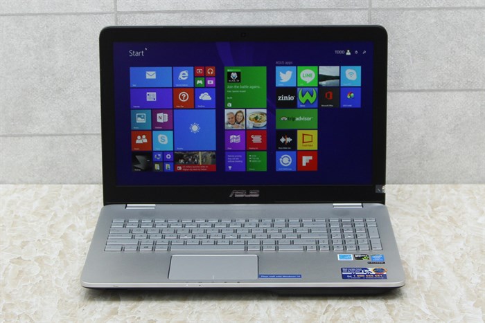 Laptop Asus N551JX i7 4720HQ/8GB/1TB/128GB/4GB 950M/Win8.1 Màu Xám