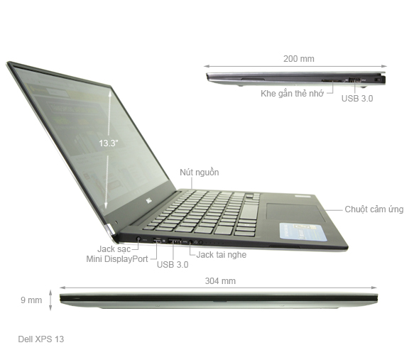 Dell XPS 13 i5 5200U/4GB/128GB/Win10Home