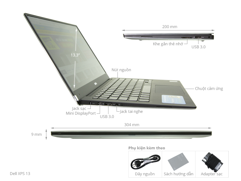 Dell XPS 13 i5 5200U/4GB/128GB/Win10Home