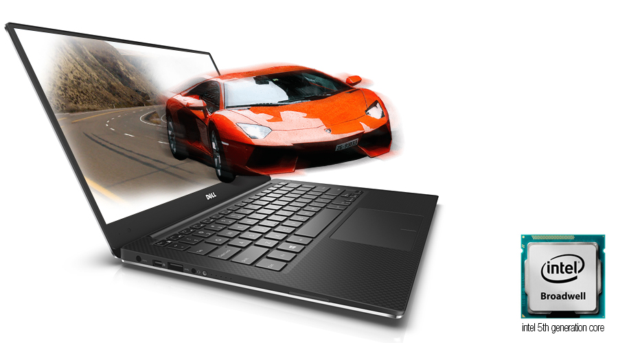 <p>Dell XPS 13 được trang bị c&ocirc;ng nghệ dẫn đầu với chip xử l&yacute; thế hệ thứ 5 Broadwell v&ocirc; c&ugrave;ng mạnh mẽ v&agrave; tiết kiệm điện năng, gi&uacute;p k&eacute;o d&agrave;i thời gian sử dụng pin cả ng&agrave;y d&agrave;i.</p>