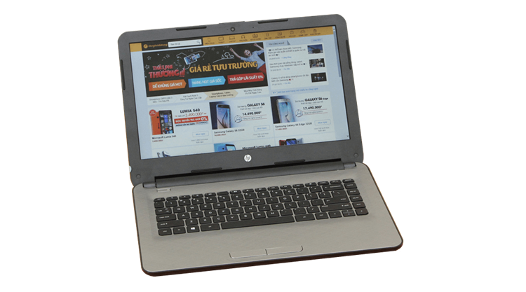 Laptop HP 14 ac145TU 3825U/2GB/500GB/Win10 Màu Bạc