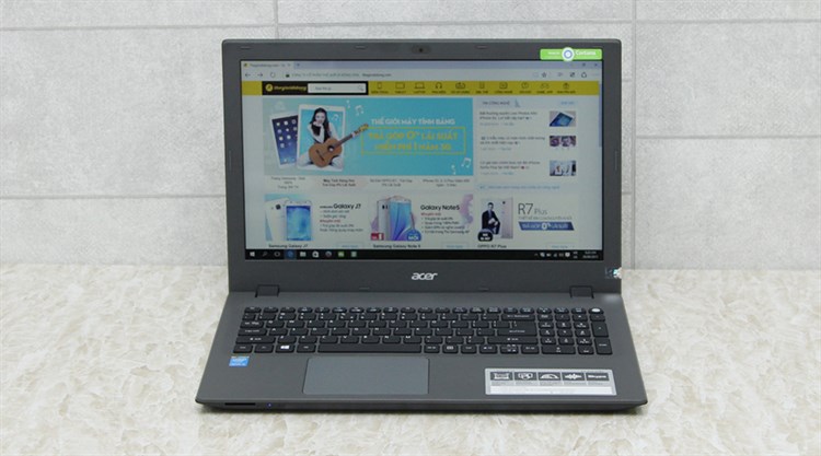 Laptop Acer Aspire E5 573 i5 5200U/4G/500G/Win10 Màu Xám