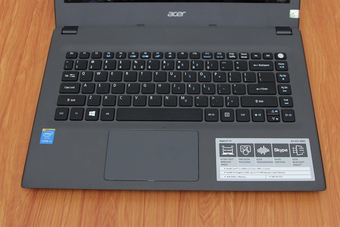 Laptop Acer Aspire E5 473 i3 5005U/4G/500G/Win10 Màu Xám