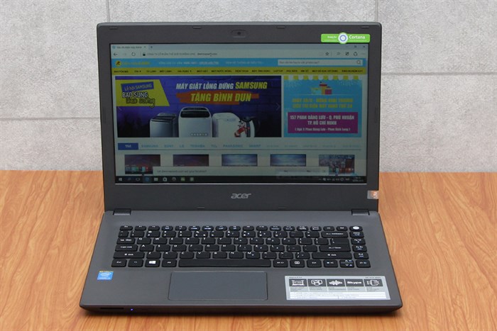 Laptop Acer Aspire E5 473 i3 5005U/4G/500G/Win10 Màu Xám