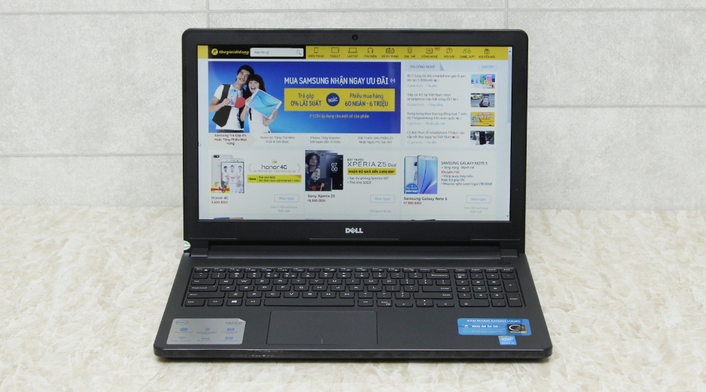 Laptop Dell Inspiron 15 5558 i5 5200U/4GB/1TB/Win8.1 Màu Đen