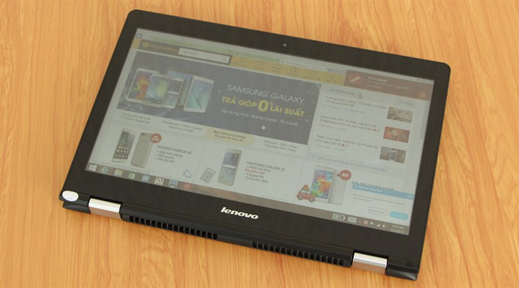 Laptop Lenovo Yoga 500 14IBD i3 5020U/4GB/500GB/Touch/Win10 Màu Đen