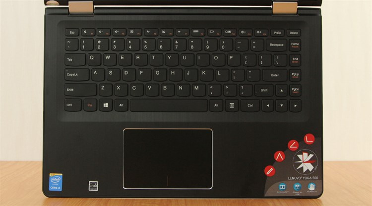 Laptop Lenovo Yoga 500 14IBD i3 5020U/4GB/500GB/Touch/Win10 Màu Đen