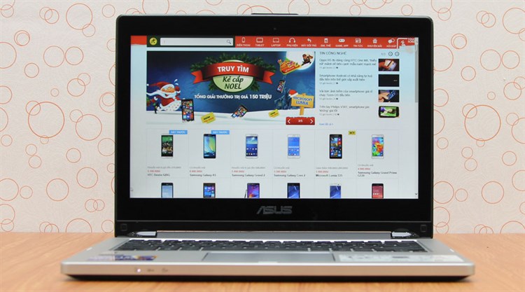 Laptop Asus TP300LA i5 5200U/4GB/500GB/Win8.1 Màu Bạc