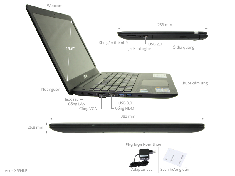 Asus X554LP i5 4210U/4GB/500GB/1GB M230/Win8.1