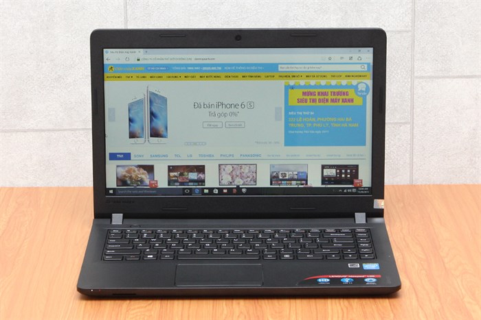 Laptop Lenovo IdeaPad 100 14IBY N2840/2GB/500GB/Win10 Màu Đen