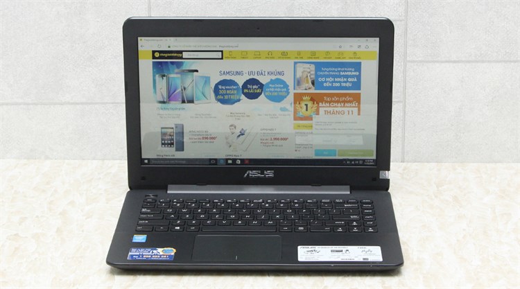 Laptop Asus F454LA i3 4005U/4GB/500GB/Win10 Màu Đen