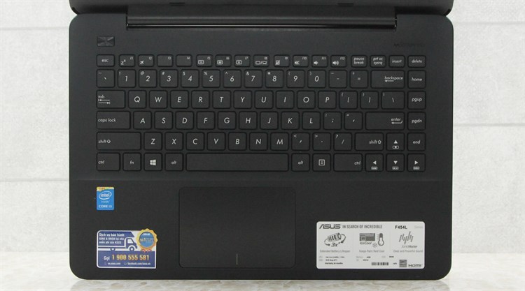 Laptop Asus F454LA i3 4005U/4GB/500GB/Win10 Màu Đen