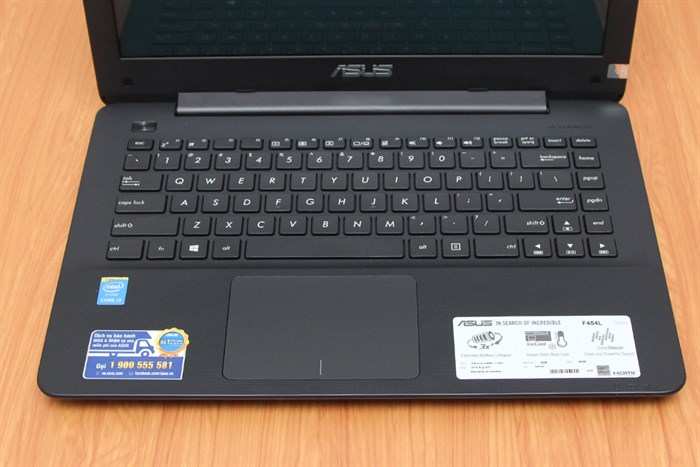 Laptop Asus F454LA i3 4005U/4GB/500GB/Win10 Màu Đen
