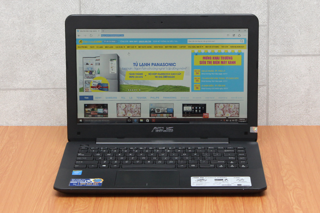 Laptop Asus F454LA i3 4005U/4GB/500GB/Win10 Màu Đen