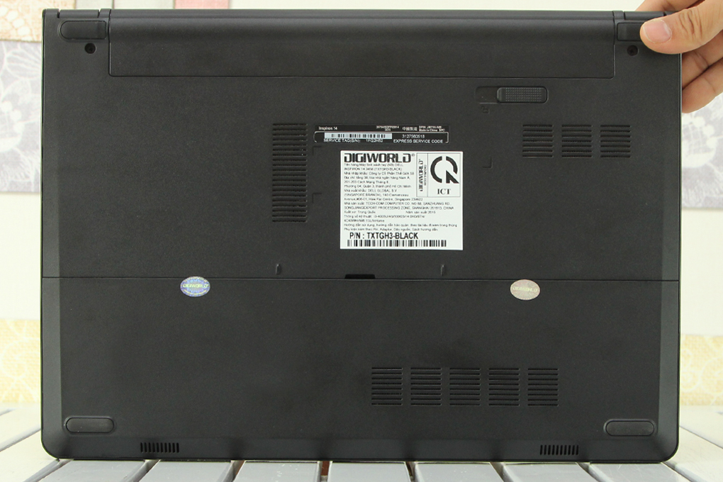 Laptop Dell Inspiron 3458 i3 4005U/4GB/500GB/Win10 Màu Đen