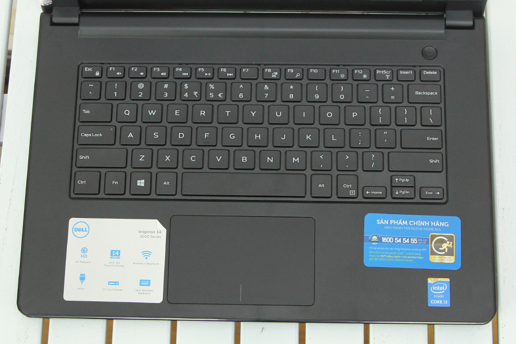 Laptop Dell Inspiron 3458 i3 4005U/4GB/500GB/Win10 Màu Đen