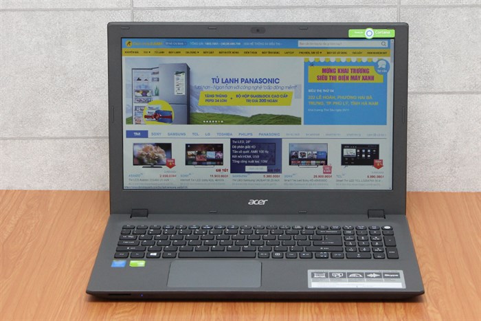 Laptop Acer E5 573G i7 4510U/4GB/500GB/VGA2GB/Win10 Màu Xám