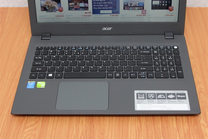 Laptop Acer E5 573G i7 4510U/4GB/500GB/VGA2GB/Win10 Màu Xám