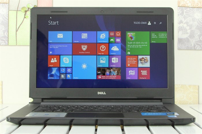 Laptop Dell Inspiron 3458 i3 4005U/4G/500G/VGA2GB/Win8.1 Màu Đen