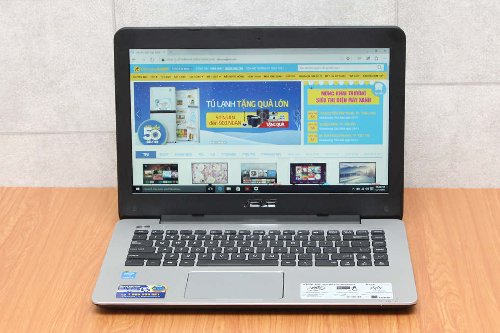 Laptop Asus K455LA i3 5010U/4GB/500GB/Win10 Màu Đen