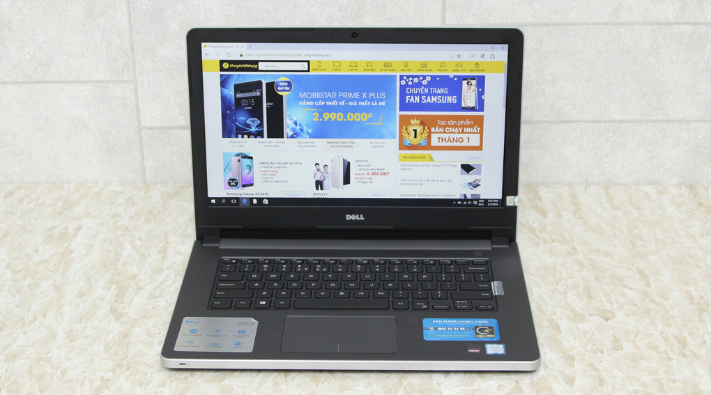 Laptop Dell Inspiron 5459 i7 6500U/4GB/1TB/VGA 4GB/Win10 Màu Bạc