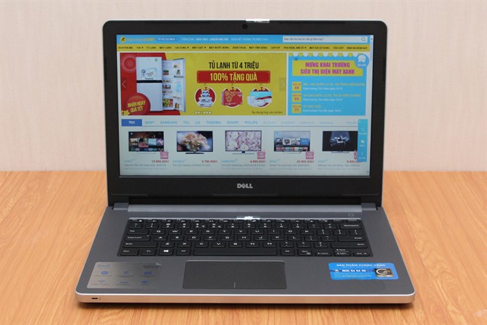 Laptop Dell Inspiron 5458 i3 5005U/4GB/500GB/Win10 Màu Bạc