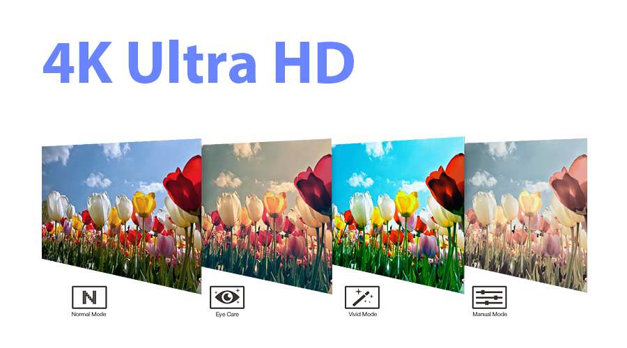 <p>Trang bị m&agrave;n h&igrave;nh c&ocirc;ng nghệ 4K sắc n&eacute;t nhờ độ ph&acirc;n giải gấp 4 lần chuẩn Full HD. Ngo&agrave;i ra c&ocirc;ng nghệ độc quyền Asus Splendid cho h&igrave;nh ảnh sống động, trung thực.</p>