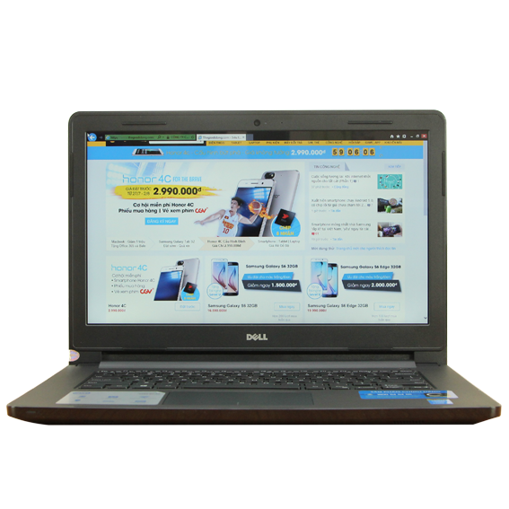 Laptop Dell Inspiron 3458 i3 5005U/4GB/500GB/Win10 Màu Đen