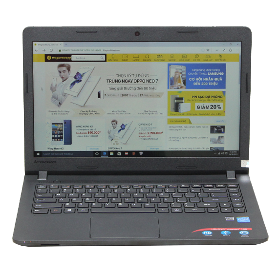 Laptop Lenovo IdeaPad 100 14IBY N3540/2GB/500GB/Win10 Màu Đen