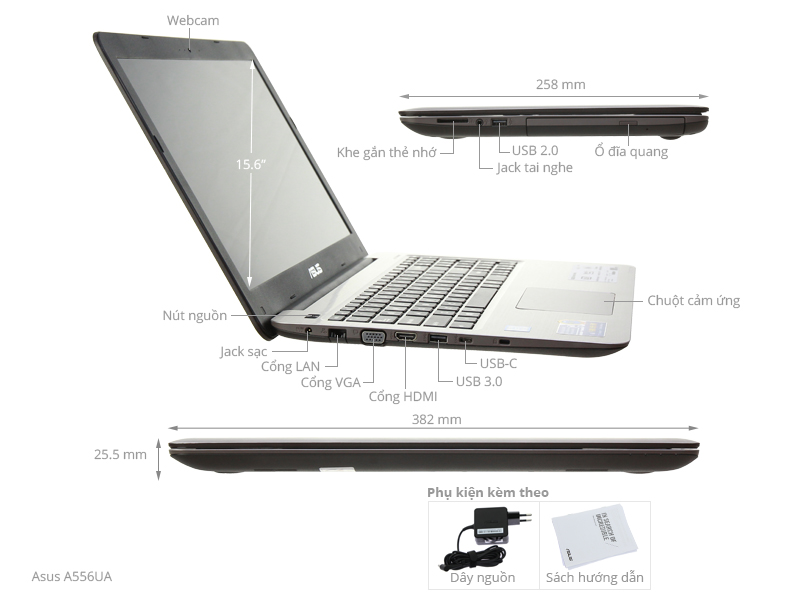 Asus A556UA i5 6200U/4GB/500GB/Win10