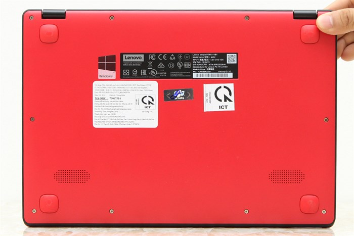 Laptop Lenovo IdeaPad 100S 11IBY Z3735/2GB/32GB/Win10 Màu Đỏ